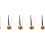 4Pcs Durable Copper Yin Qing Hand Musical Instruments for Temple Use 4
