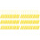 200Pcs Yellow Anti-Fake Plastic Cable Ties Self-Locking Label Tags 2