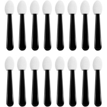 100Pcs Disposable Eyeshadow Applicator Sticks with Soft Sponge Tips for Precise Eye Makeup