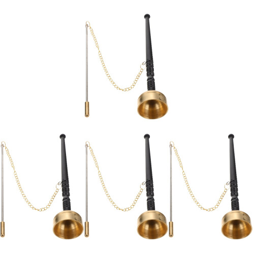 4Pcs Durable Copper Yin Qing Hand Musical Instruments for Temple Use 1