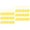 200Pcs Yellow Anti-Fake Plastic Cable Ties Self-Locking Label Tags 4