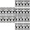 60 Pcs Plastic Side Release Buckle Mini Accessories For Doll Bags 5
