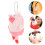 2St Tashanger Roze Decor Sleutelhanger 10