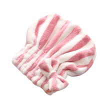 Hair Drying Towel Cap for Women, Microfiber Quick Dry Wrap with Absorbent Soft Elastic Fit