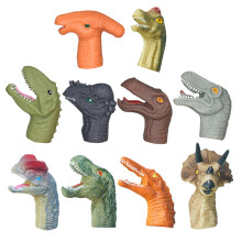 30St Groene Grijze Vingerpoppen Dinosaurussen Voor Kinderplezier