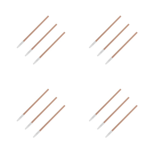 12 Pcs Waterproof Eyebrow Pencil Hard Core Sweat Resistant Deep Brown 1
