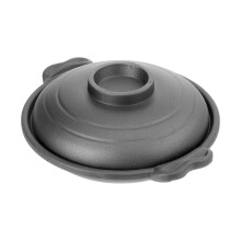 2St Praktische Donkergrijze Aluminium Stoofpot Casserole Voor Thuis