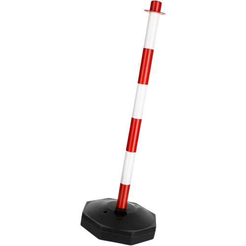 4St Antibotsingskolom Rood-Wit Elastische Verkeersafscheiding Buiten 1