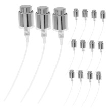 15Pcs Silver Perfume Spray Pump Replacement Set, Universal Fit Nozzle for DIY Bottles, LeakProof Fine Mist