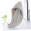 2pcs Microfiber Hair Towel Quick Drying Cap for Long Hair with Secure Button Closure Random Color 5