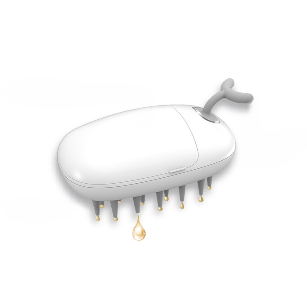 Unisex Scalp Massage Comb With Soft Flexible Bristles For Gentle Hair Care And Even Shampoo Distribution