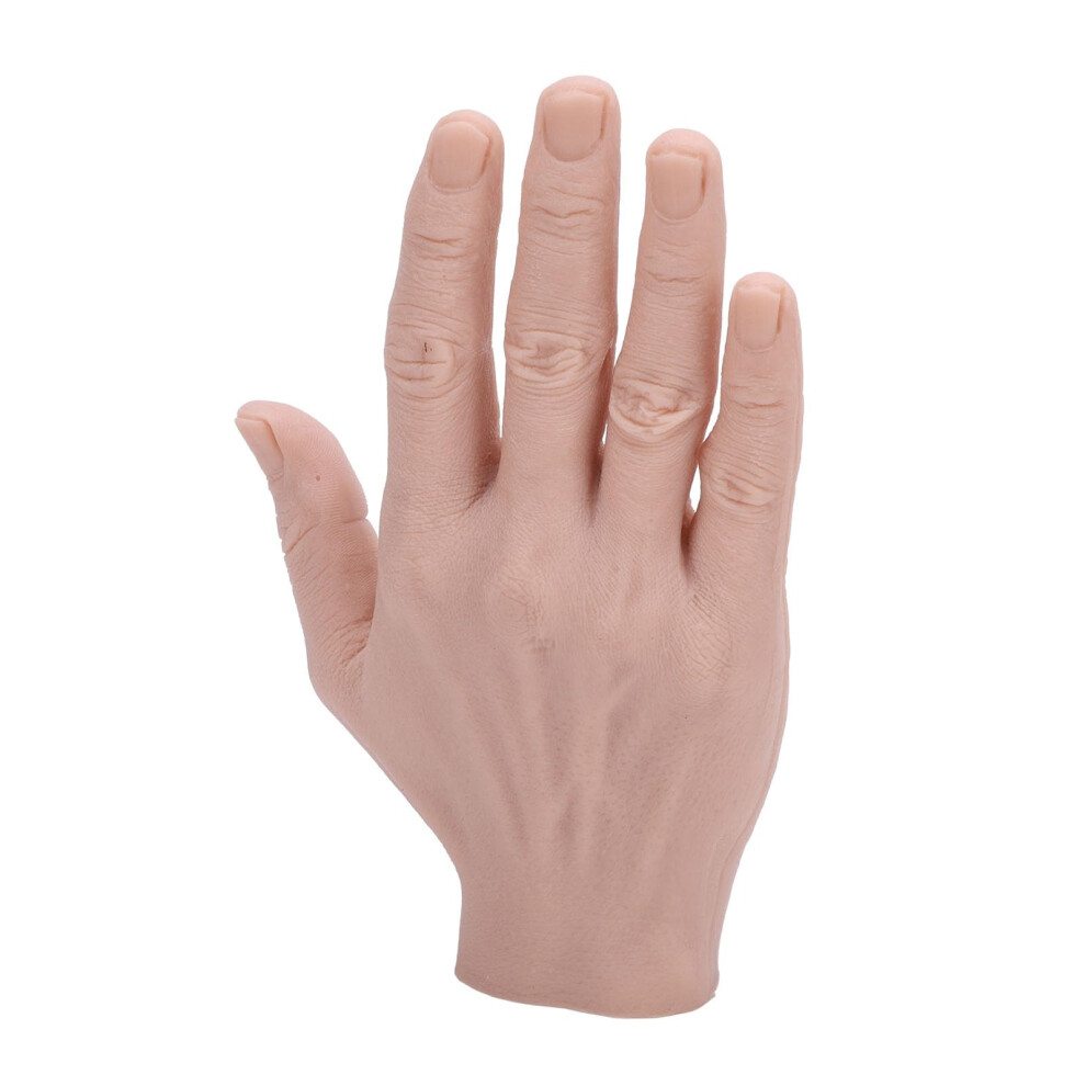 Silicone Practice Right Male Hand Model with Realistic Proportions and Flexible Lifelike Fingers