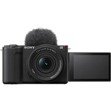 Câmera mirrorless Sony ZV‑E10 II com lente 16‑50 mm, preta