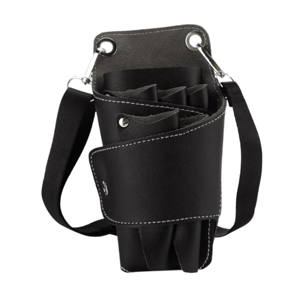 Hairdressing Scissors Pouch Leather Holster With Detachable Adjustable Belt For Barber Tool Storage 9099447308412