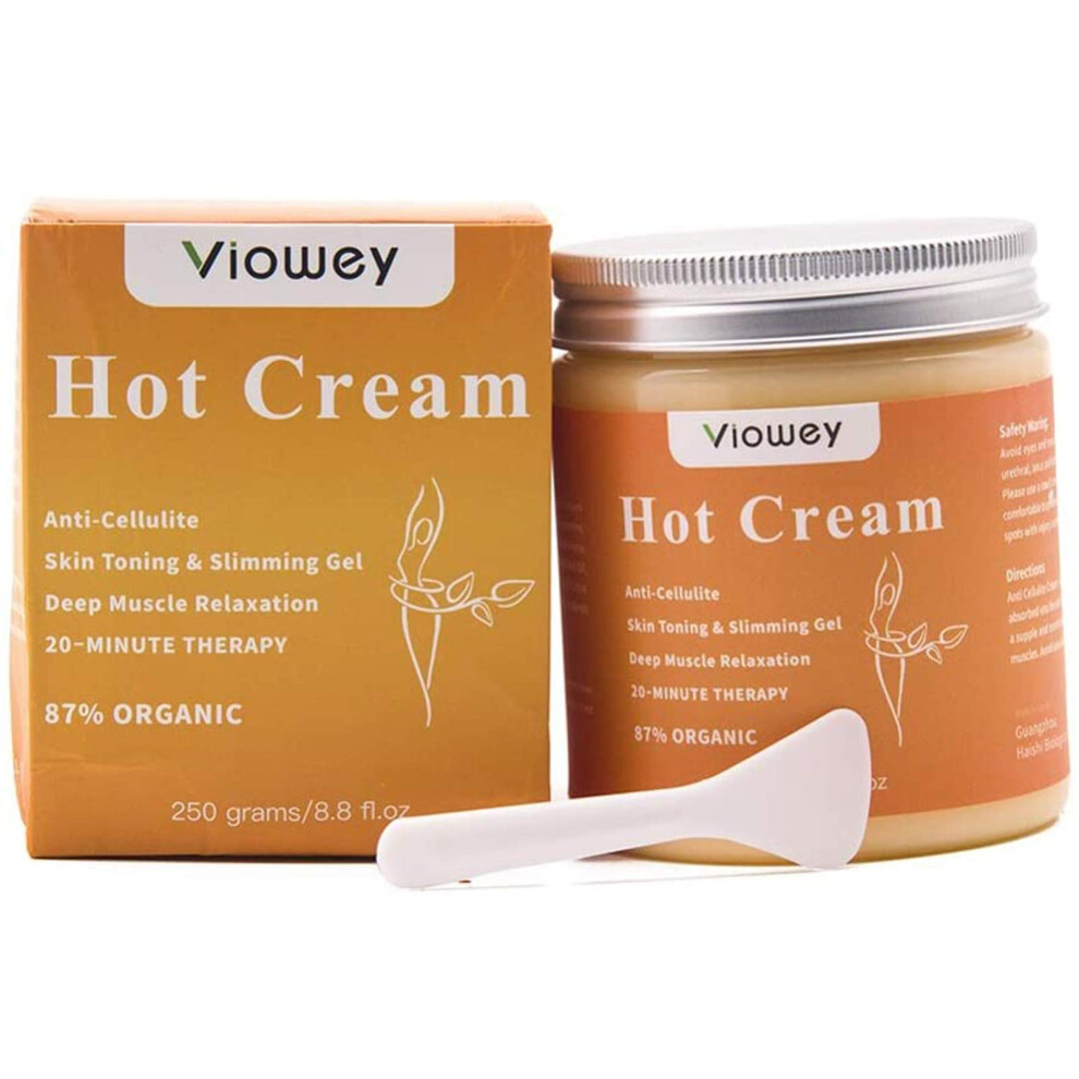 Cream Fat Burning For Belly And Waist, Hot Slimming Gel To Increase Sweat And Firm Abdomen, 8.8Oz