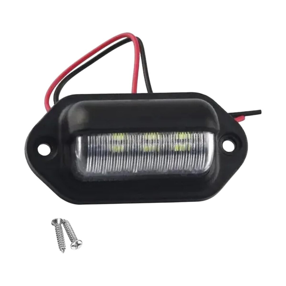 6 Led Bright License Plate For Suv Truck Trailer Van, Waterproof Car Tag Lamp White/Light 9070919954344