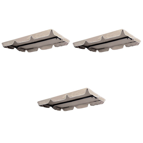 3Stk Beige Swing Überdachung Uv-Resistent Für Veranda Und Garten 2