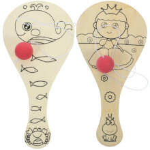 16Stk Holz DIY Chips Fledermaus Form Unfertig Kinder Graffiti Scheiben