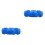 2Pcs Blue Flower Paint Roller for Wall Decoration Durable Rubber DIY 4
