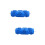 2Pcs Blue Flower Paint Roller for Wall Decoration Durable Rubber DIY 8