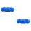 2Pcs Blue Flower Paint Roller for Wall Decoration Durable Rubber DIY 7