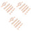 15Stk Silikon Uhrarmband Charms 3