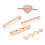 15Stk Silikon Uhrarmband Charms 1