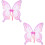 2Stk Partyflügel Polyester Für Frauen 8