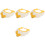4Pièces Couvre-Tête Bain Bébé Protection Oreilles 3
