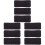 9Pièces Joncs Couches Bambou Charbon Noir Bébé 2