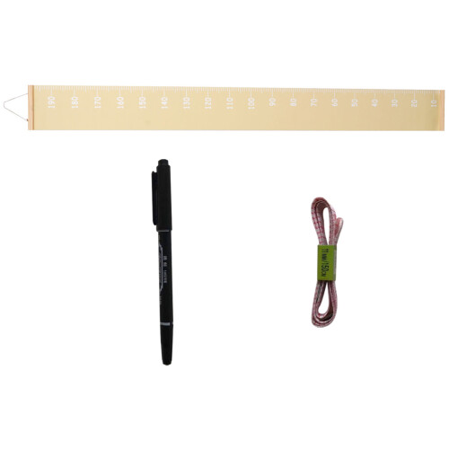 2Ensembles Décoration Murale Avec Règle De Taille Pour Enfants 2
