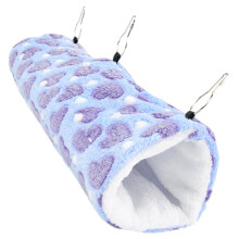 4Pcs Wear-Resistant Purple Hamster Hammock Hanging Bed for Pets