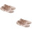 2Pièces Ballet Satin Beige Semelle Élastique 6