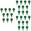 30Pièces Distributeur De Vert Plastique Pour Jardin 7