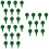30Pièces Distributeur De Vert Plastique Pour Jardin 8