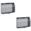2Pièces Cache-Prise Adhésif Noir Durable Pour Salle De Bain 6