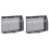 2Pièces Cache-Prise Adhésif Noir Durable Pour Salle De Bain 2