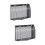 2Pièces Cache-Prise Adhésif Noir Durable Pour Salle De Bain 7
