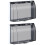 2Pièces Cache-Prise Adhésif Noir Durable Pour Salle De Bain 5
