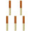 5Pièces Stylos Plume Bois Métal Compact École 4