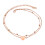 3Pièces Rose Gold Mode Durable Femme 1
