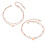 3Pièces Rose Gold Mode Durable Femme 10