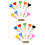 2Ensembles Clips Bois Cœur Colorés Pour Photos 7