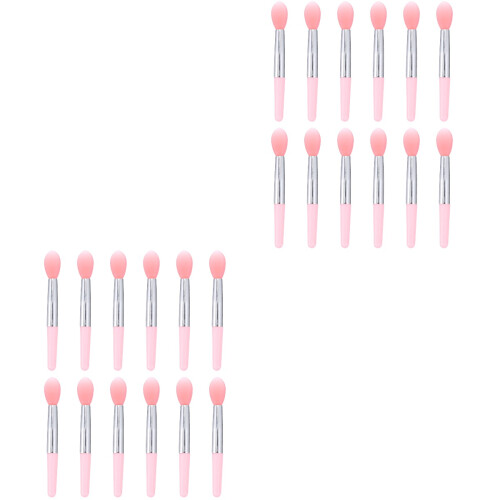 24Pièces Pinceaux Silicone Rose Pour Parfaits Pro 2