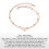 3Pièces Rose Gold Mode Durable Femme 9