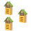 3Pièces Abri En Bois Décor Suspendu 7