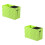 2Pièces Housse Verte Ciseaux Flexible Rangement Clips Peignes 6