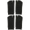 2Paires Noires Courtes Coton Split Toe Respirantes 5