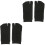 2Paires Noires Courtes Coton Split Toe Respirantes 3