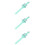 3Pièces Silicone Enfants Vert Durable Cartoon Agréable 8